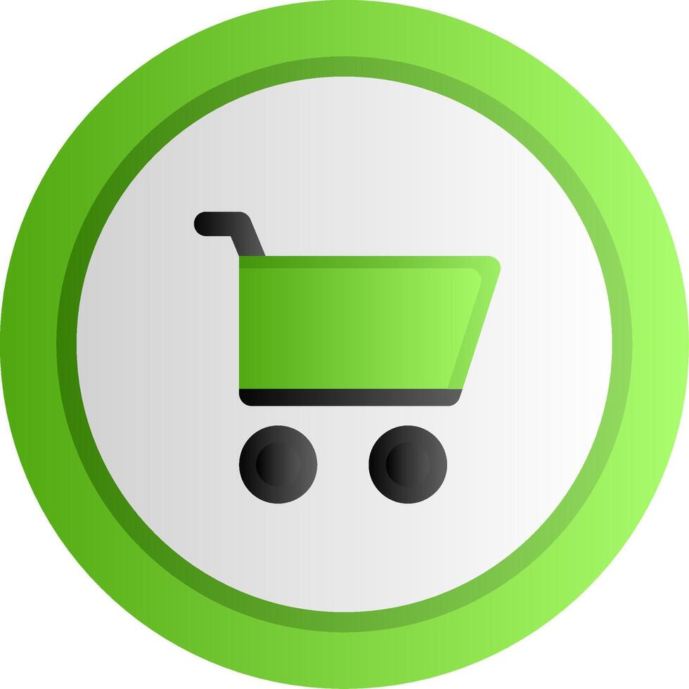 Cart Flat Gradient vector