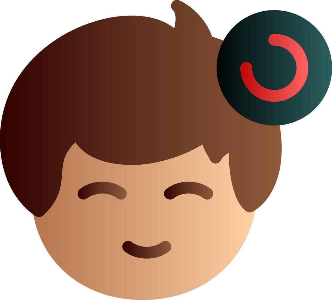 Pending status indicator Flat Gradient vector