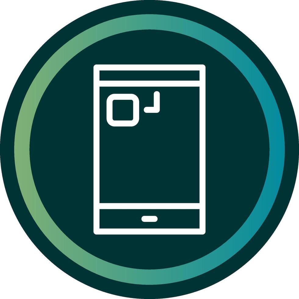 Notification Light Line double Gredient Circle vector