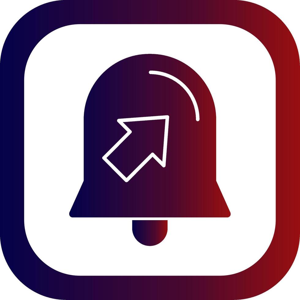 Arrows Glyph Gradient Round Corner vector