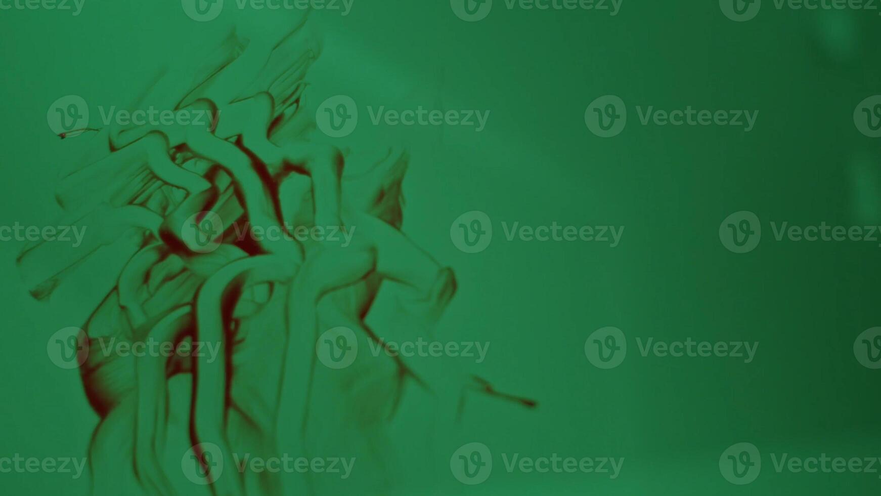 blood Hand focus selected green background photo