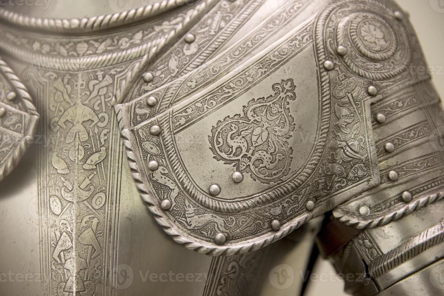 Medieval armor background photo
