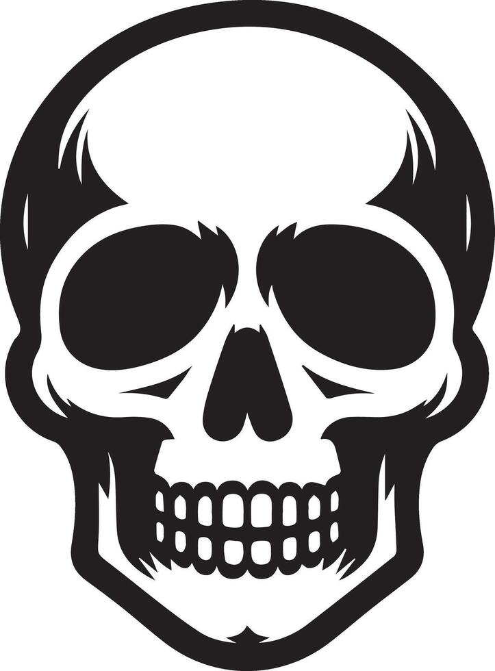 Cosmic Skull A Fusion of Life and Death vector