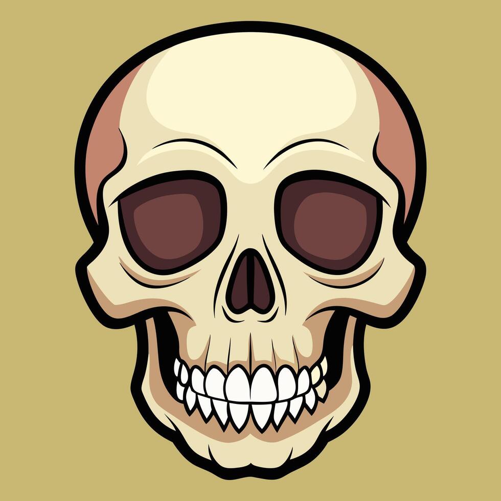 Bold and Eye-Catching Graphics for Unique Designs skull illustration vector