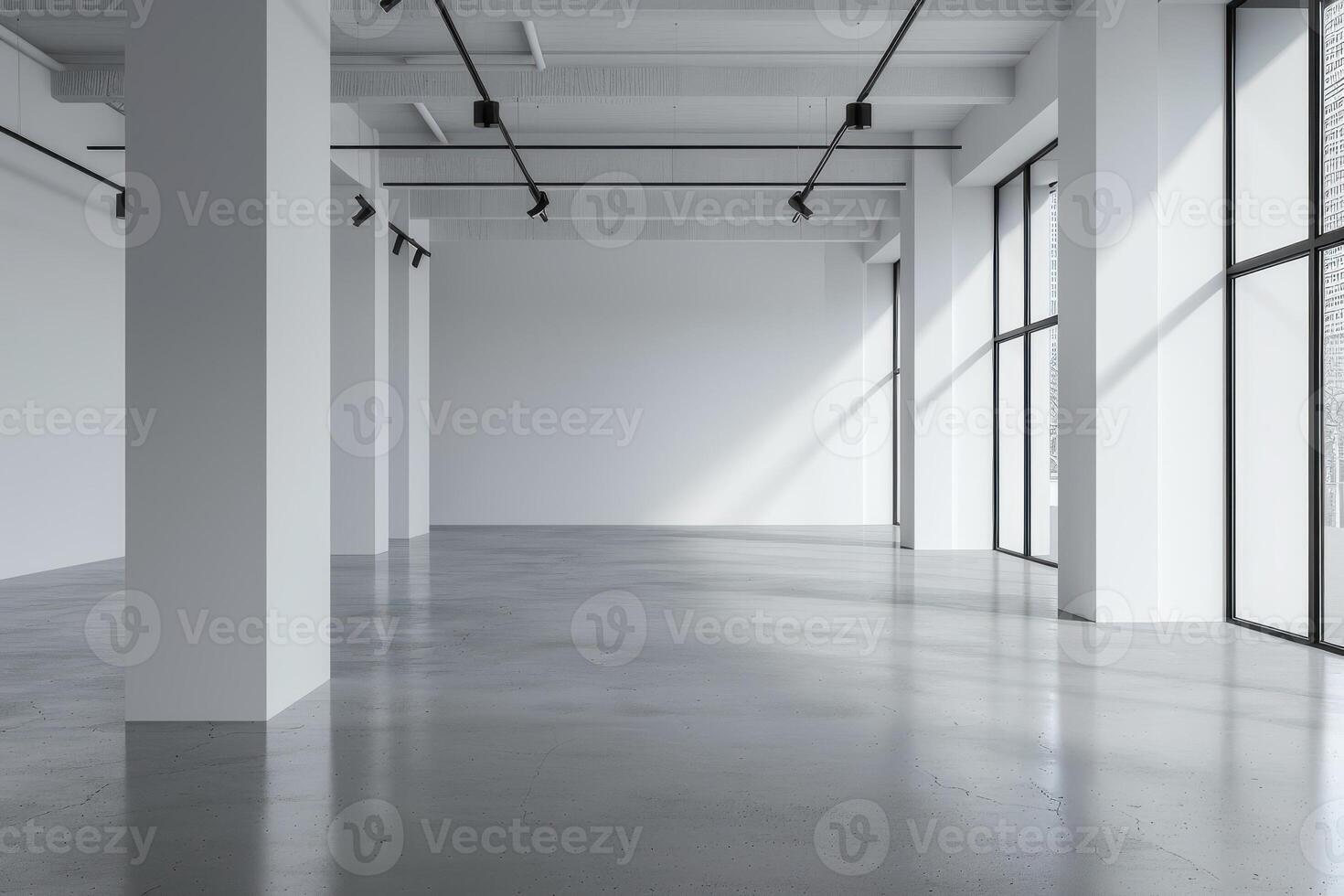 Modern Interior Space Mockup Featuring a Clean and Minimalist Design for Versatile Use photo