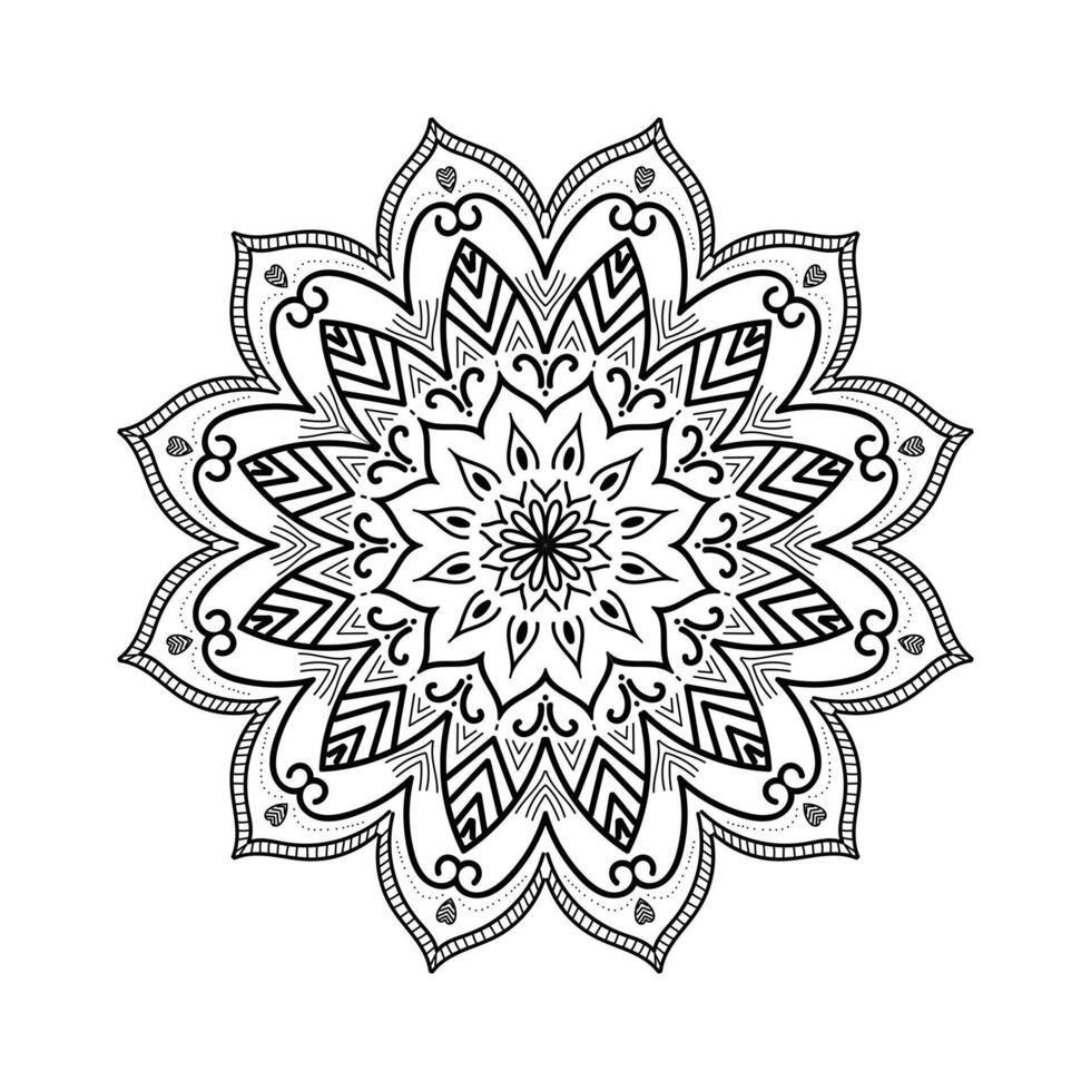 minimal mandela desing vector