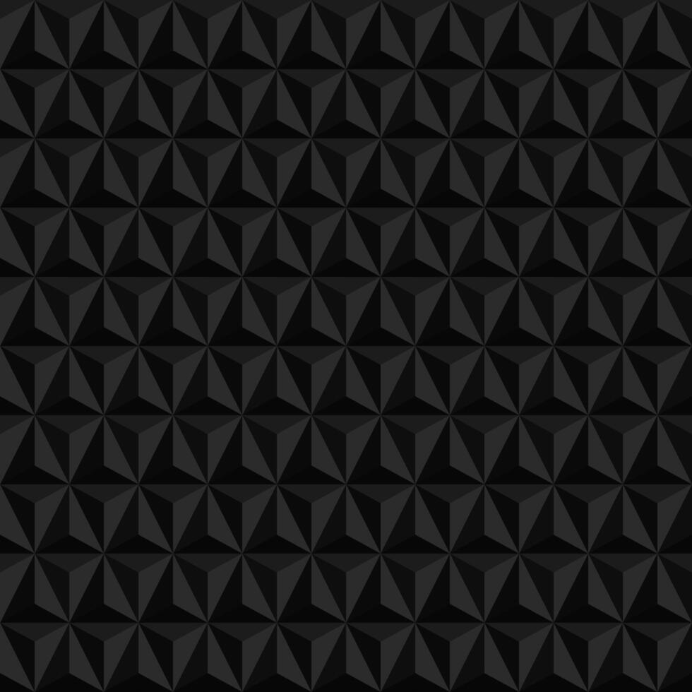 3D black seamless texture background vector