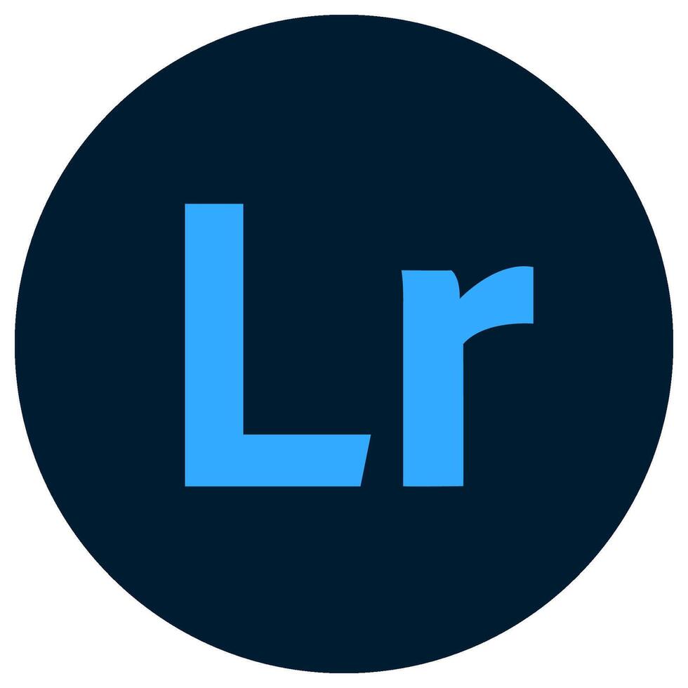 Adobe Lightroom icon vector