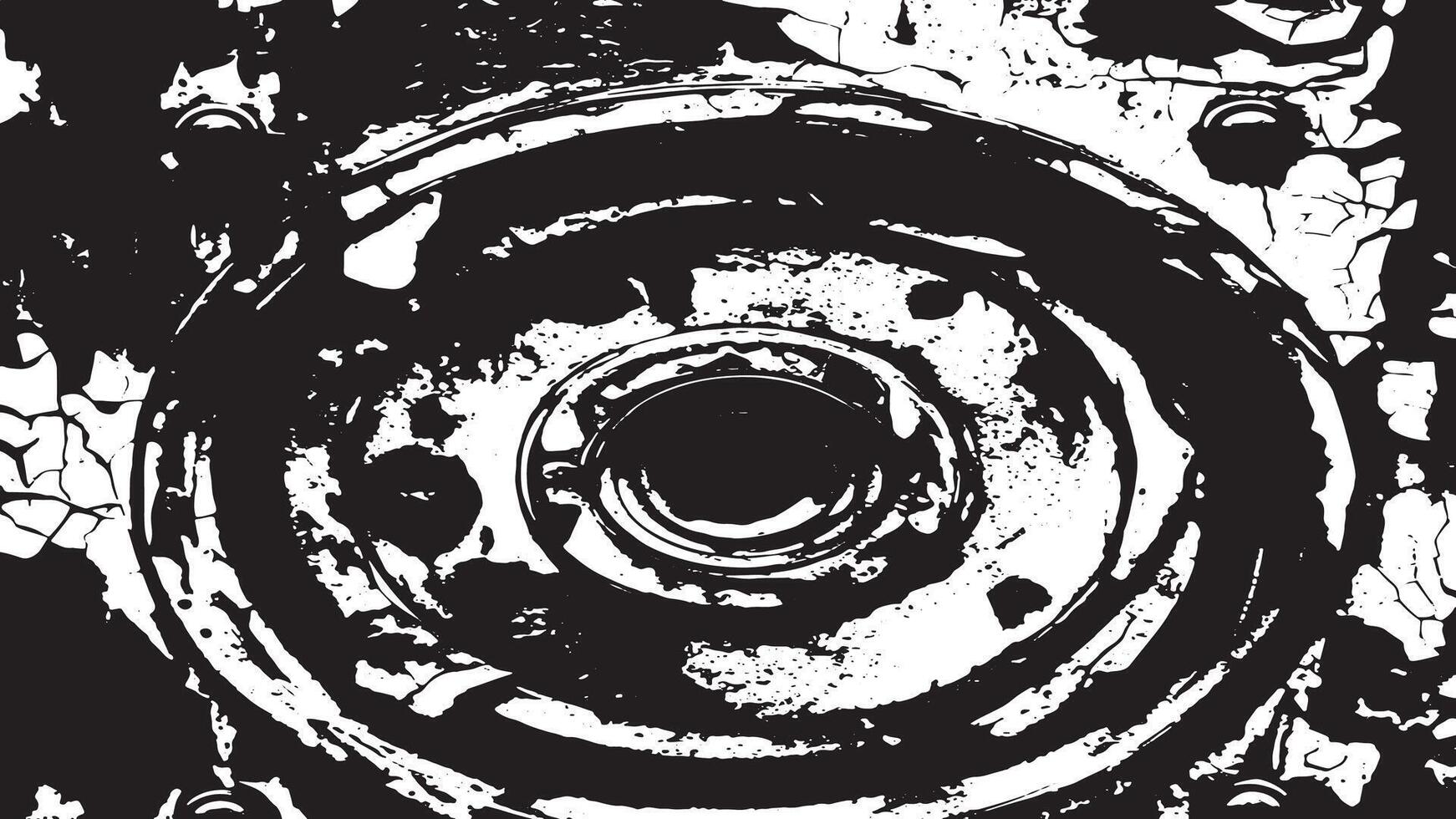 Aged and Distressed Cracked Overlay Monochrome Texture with Subtle Grunge for Background and Texture Design vector