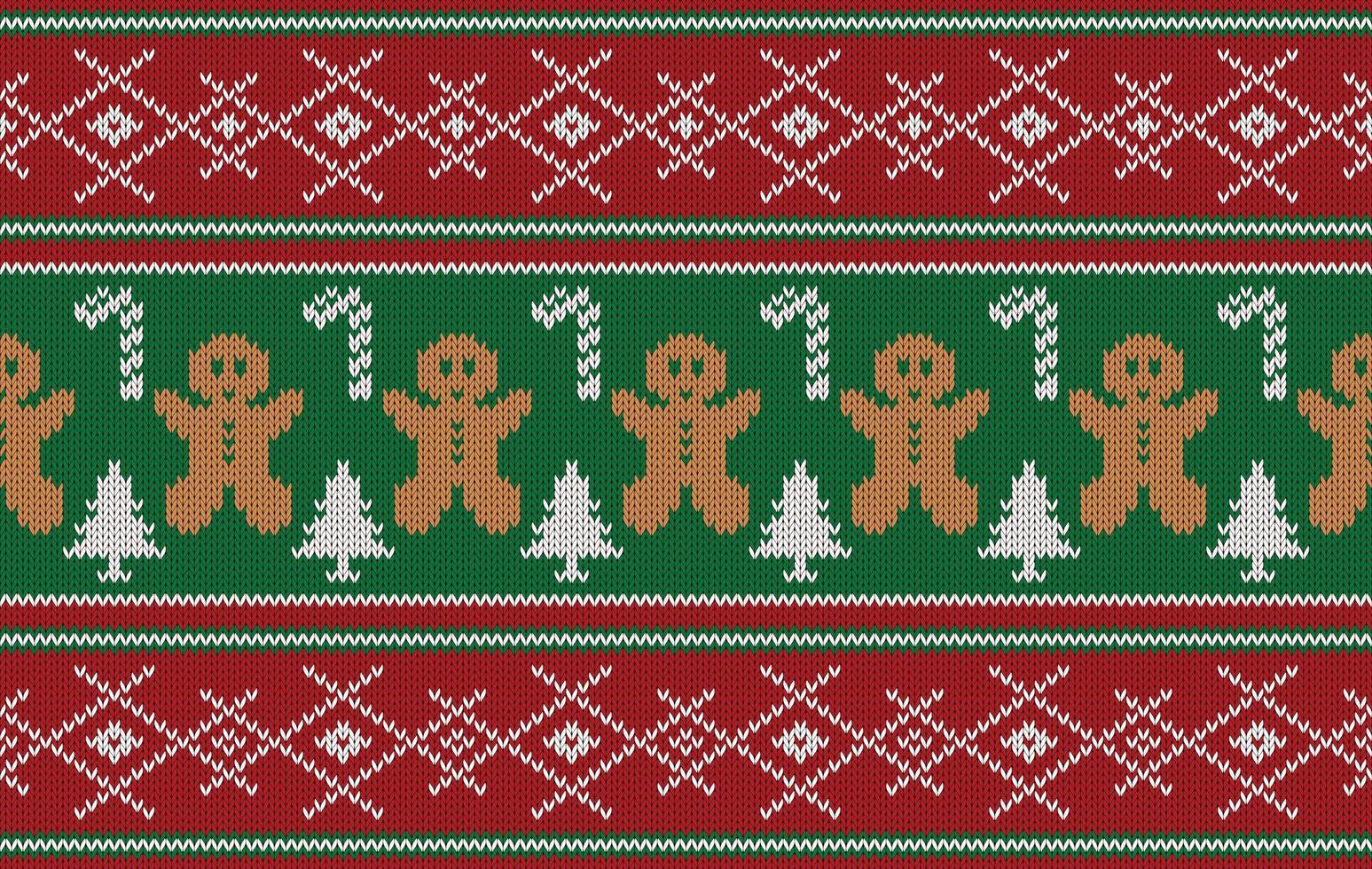 Knitted pattern seamless fabric Christmas decoration. traditional knitted pattern Christmas . Designed for knitted pattern ,fabric ,background ,wallpaper ,clothing ,embroidery ,carpet ,textile vector