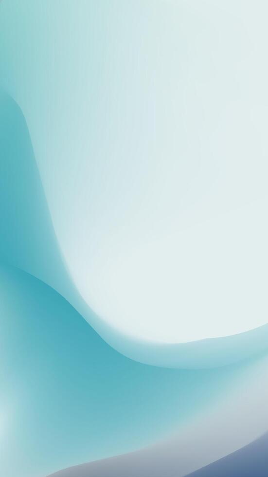 Refreshing and dynamic, this abstract background features a flowing wave design in shades of teal. vector