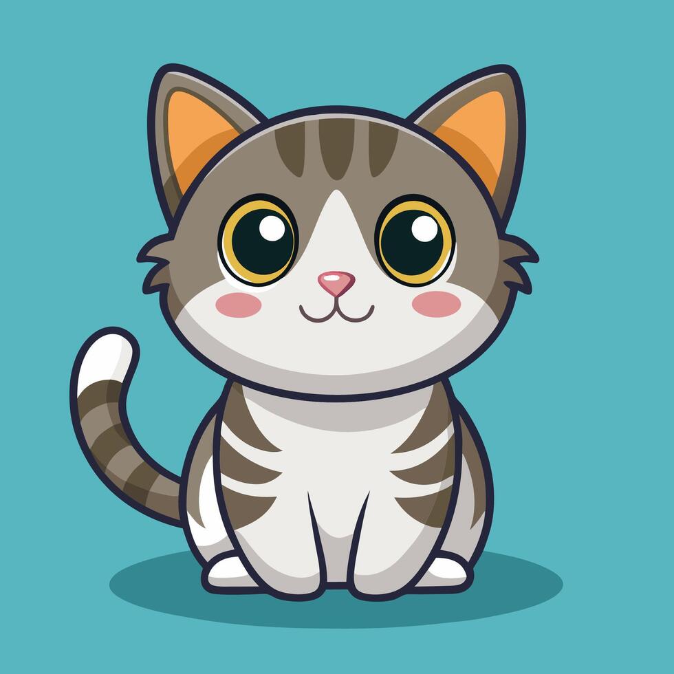 Cute Cat Character vector