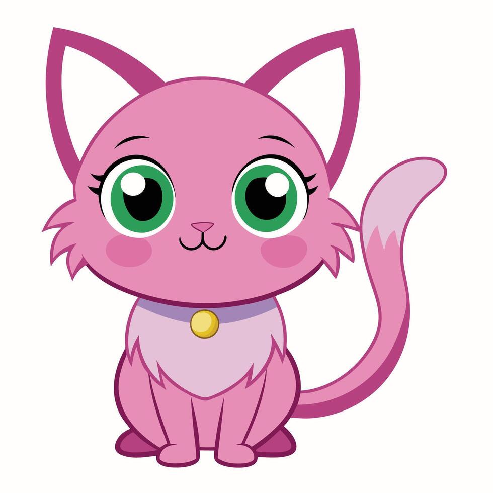 Pussy Cute Cat vector