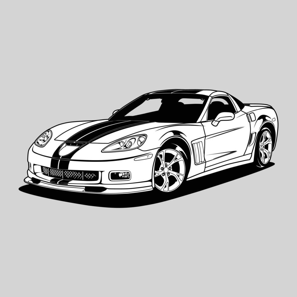 Black and White Carlisle GS vector