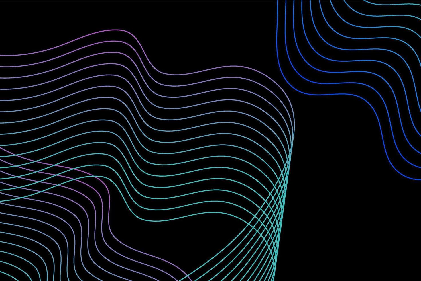 Line art abstract fluidity background design vector