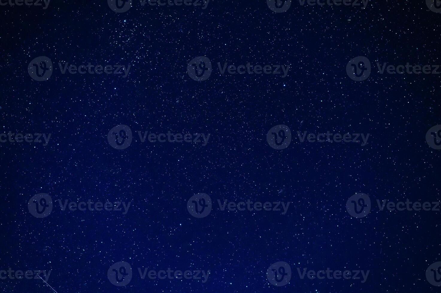 stars on the background of night starry sky with milky way. Blue background with galaxies, nebulae and the universe photo