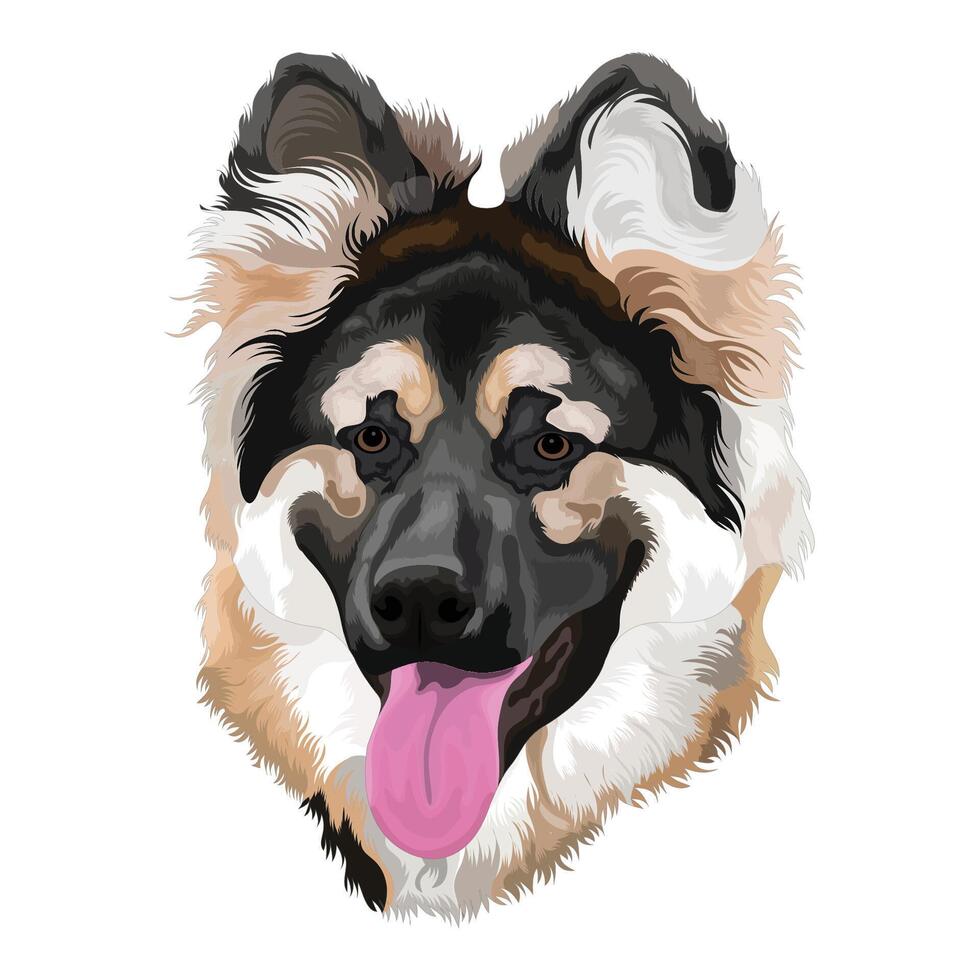 Dog Neck artwork vector