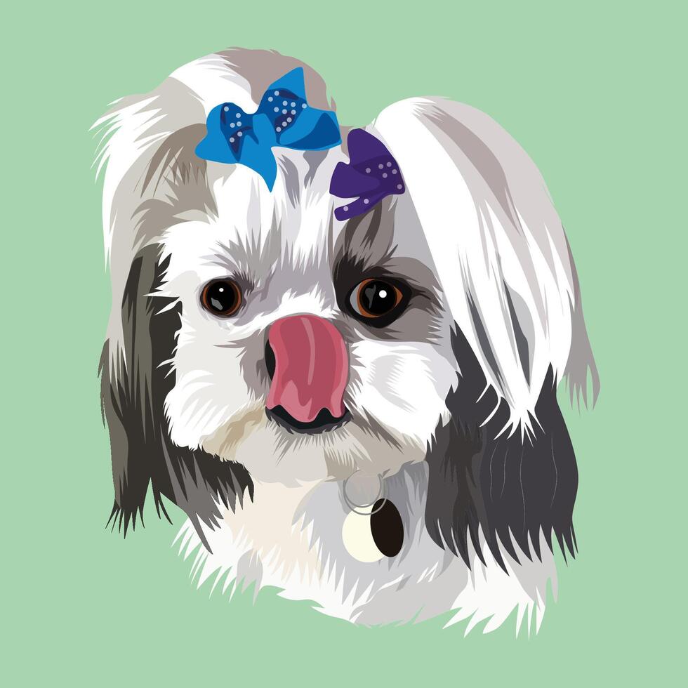 Cute Puppy Artwork vector