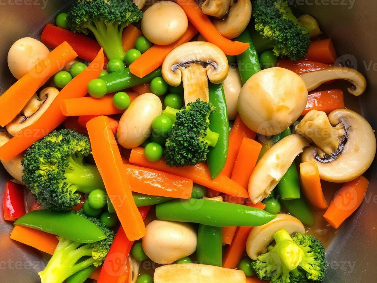 Fresh Stir-Fry Vegetables photo
