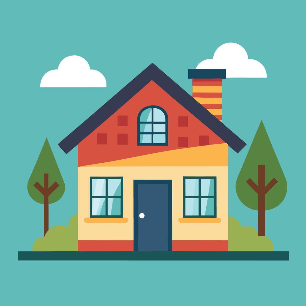 House Icons Featuring Famous Residences vector