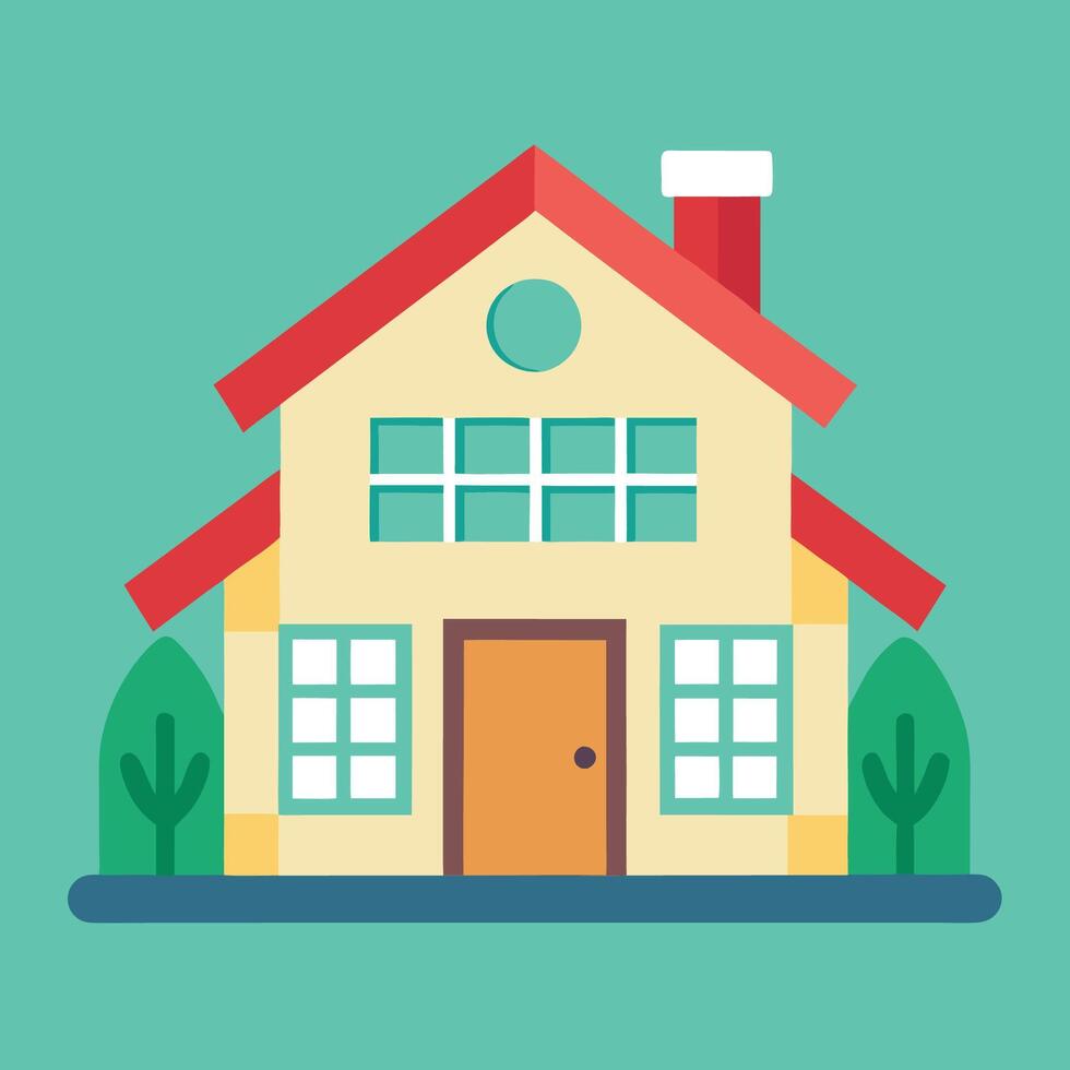 House and Spooky Mansion Icons for Halloween Themes vector