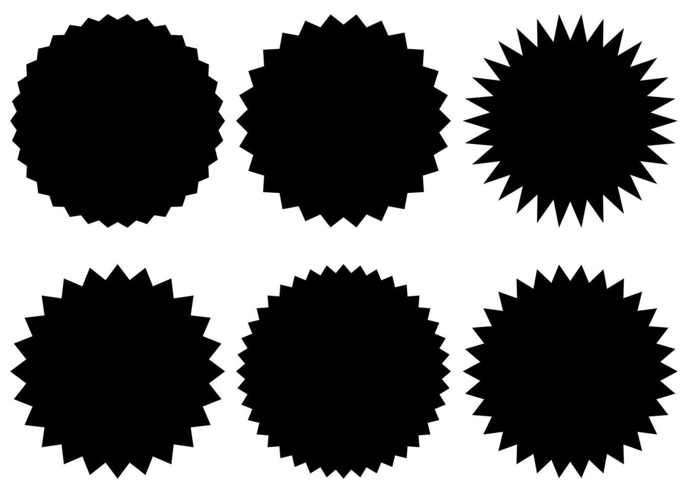 Vintage star formation labels for unique branding vector
