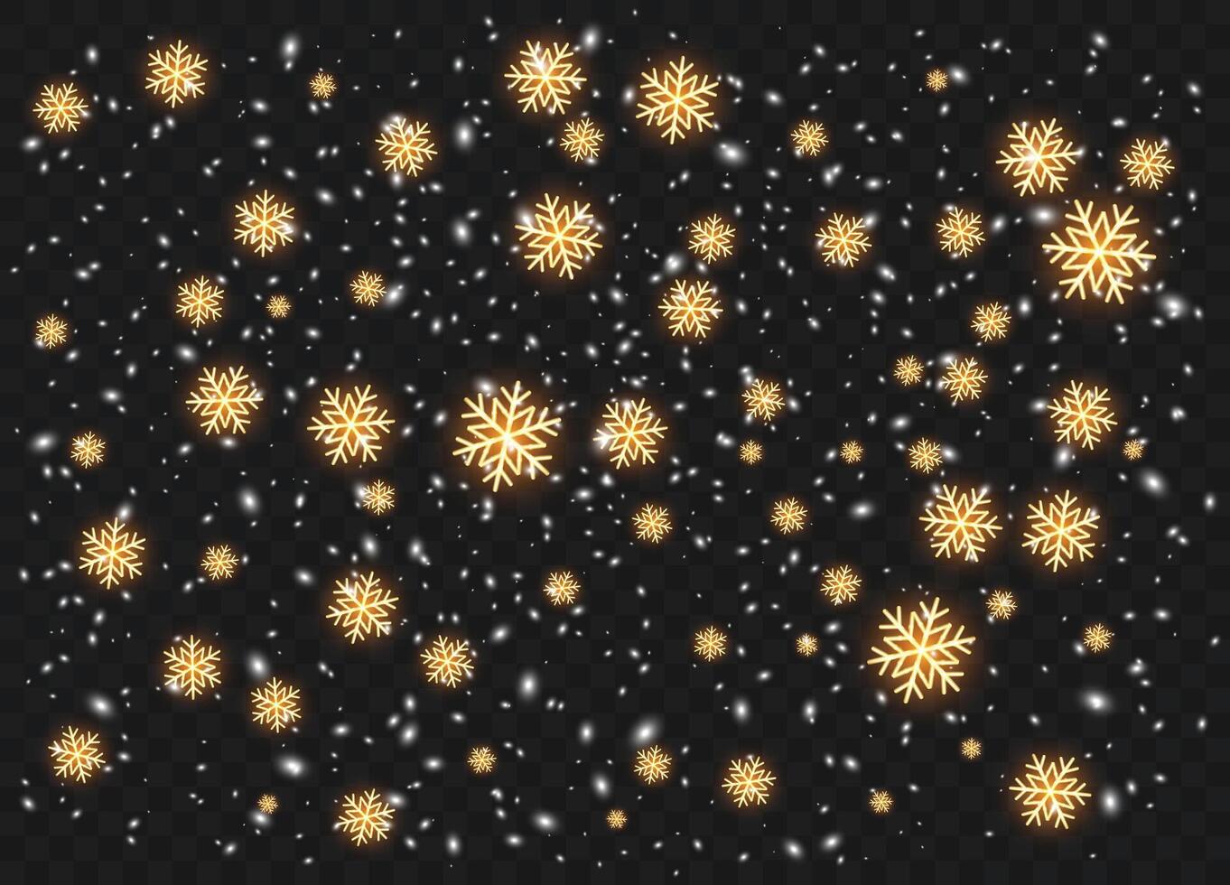 Snowflakes, snow background. vector