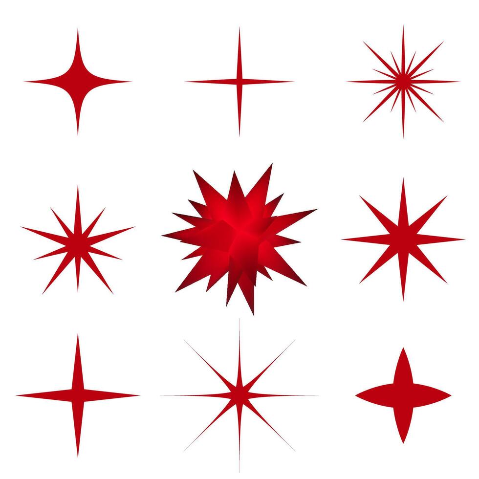 Star icon on white background. vector