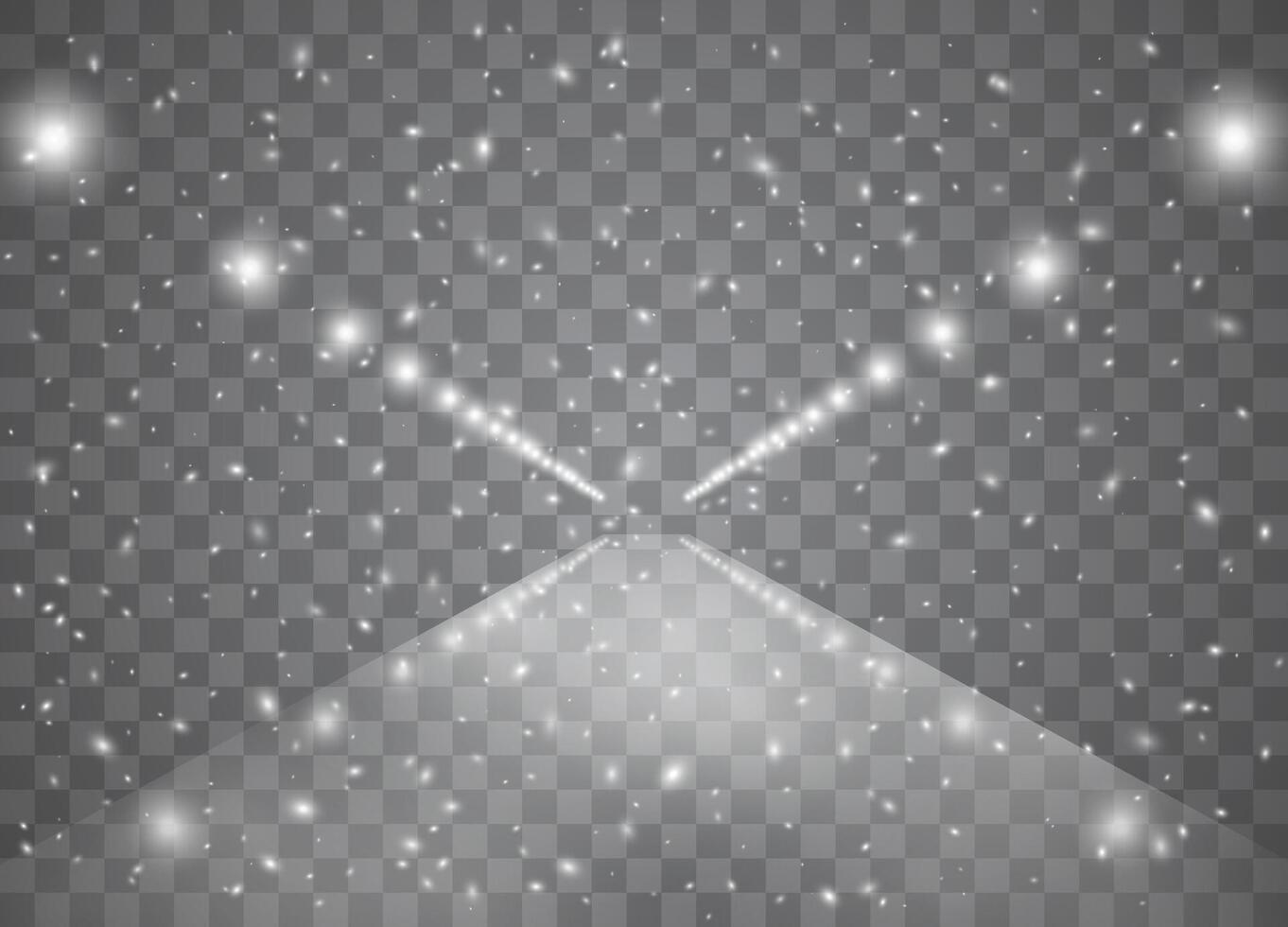 Elegant Christmas snowflakes on a white snow backdrop vector
