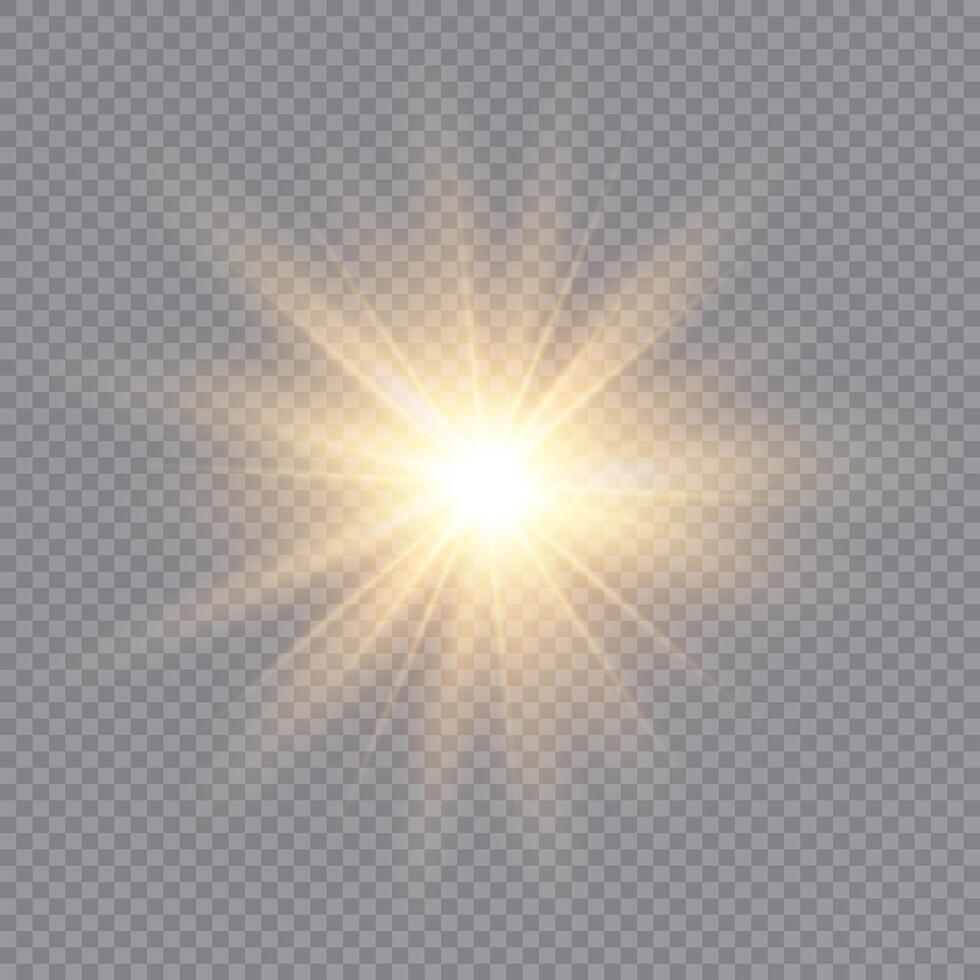 Christmas stars and light explosions with magic dust vector