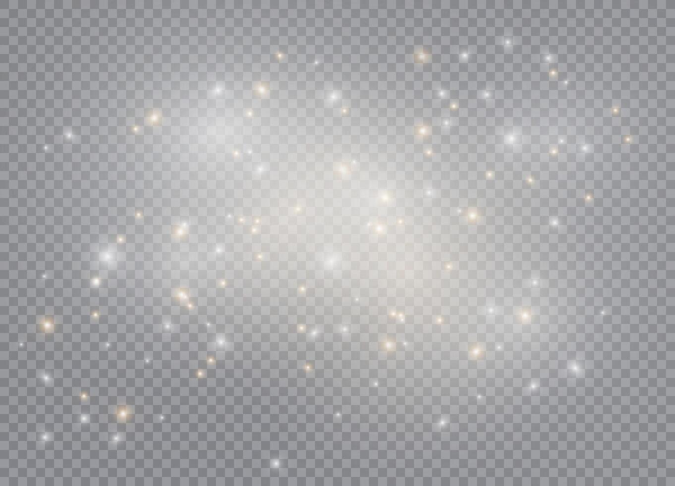 Shimmering stars with light glow for Christmas abstract designs vector