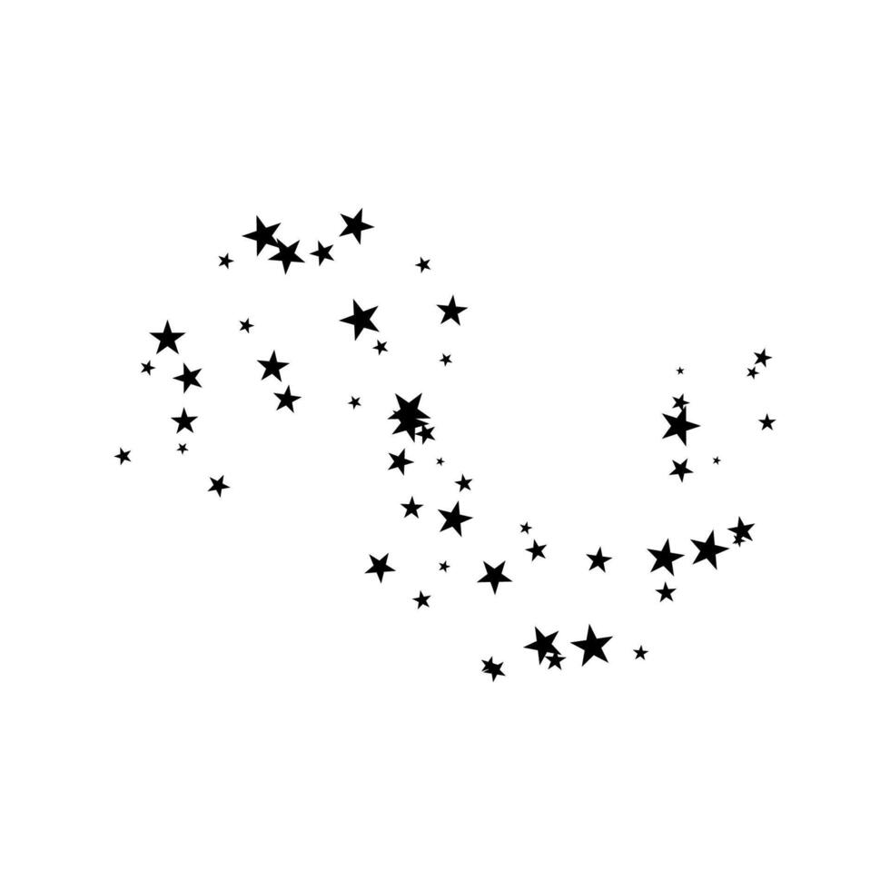 Bright star trails with fireworks on a white background vector