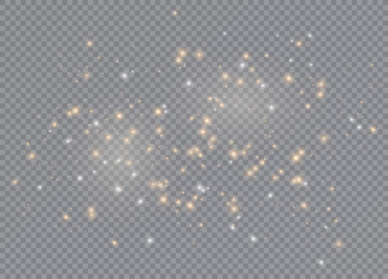 Glowing stars and sparkling dust for Christmas design projects vector
