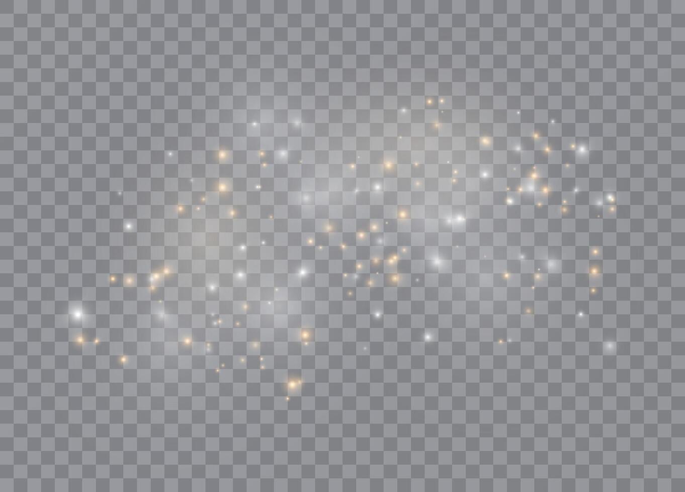 Magical dust with sparkling stars for Christmas backgrounds vector