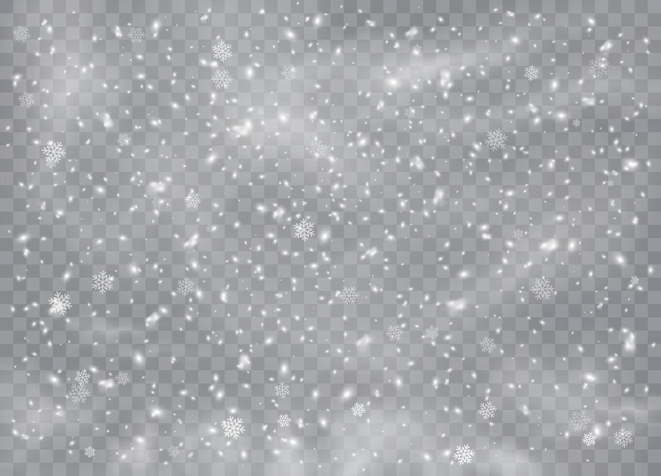 Snowy Christmas design with festive snowflakes vector