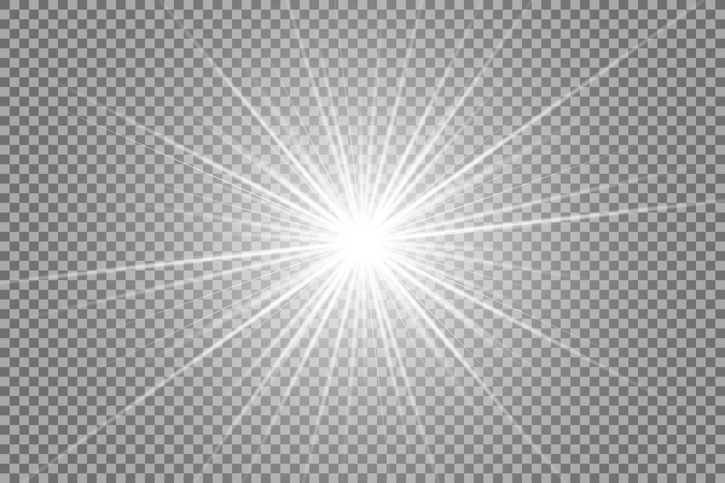 White light burst with sparkling magic dust vector