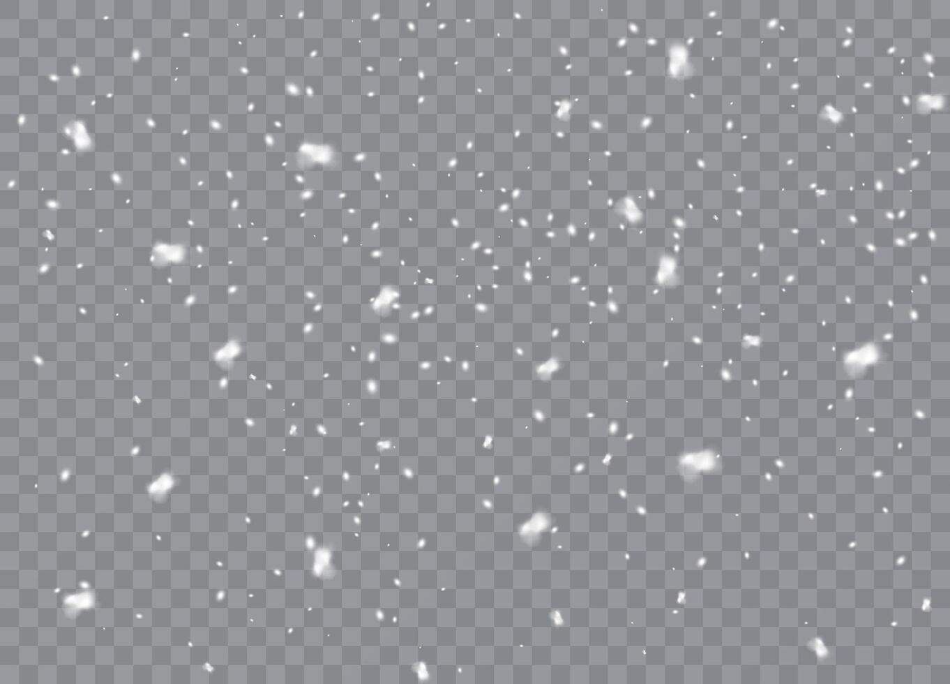 Falling snowflakes for Christmas and New Year decor vector