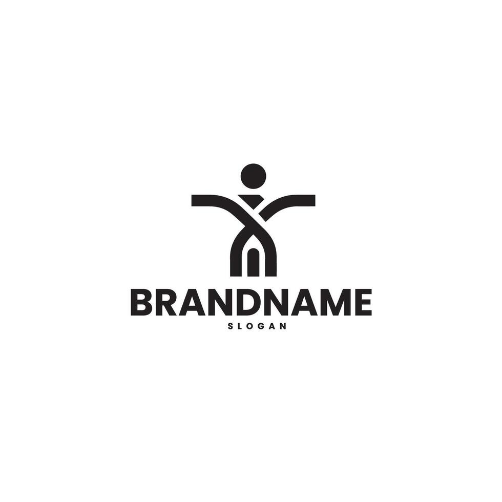 clothing brand logo design template vector