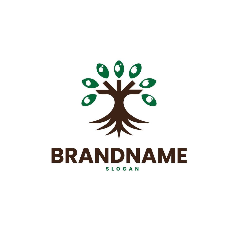 nature logo design template vector