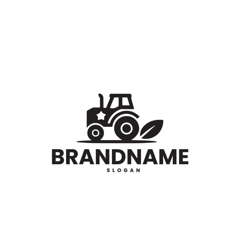 Tractor logo design vector