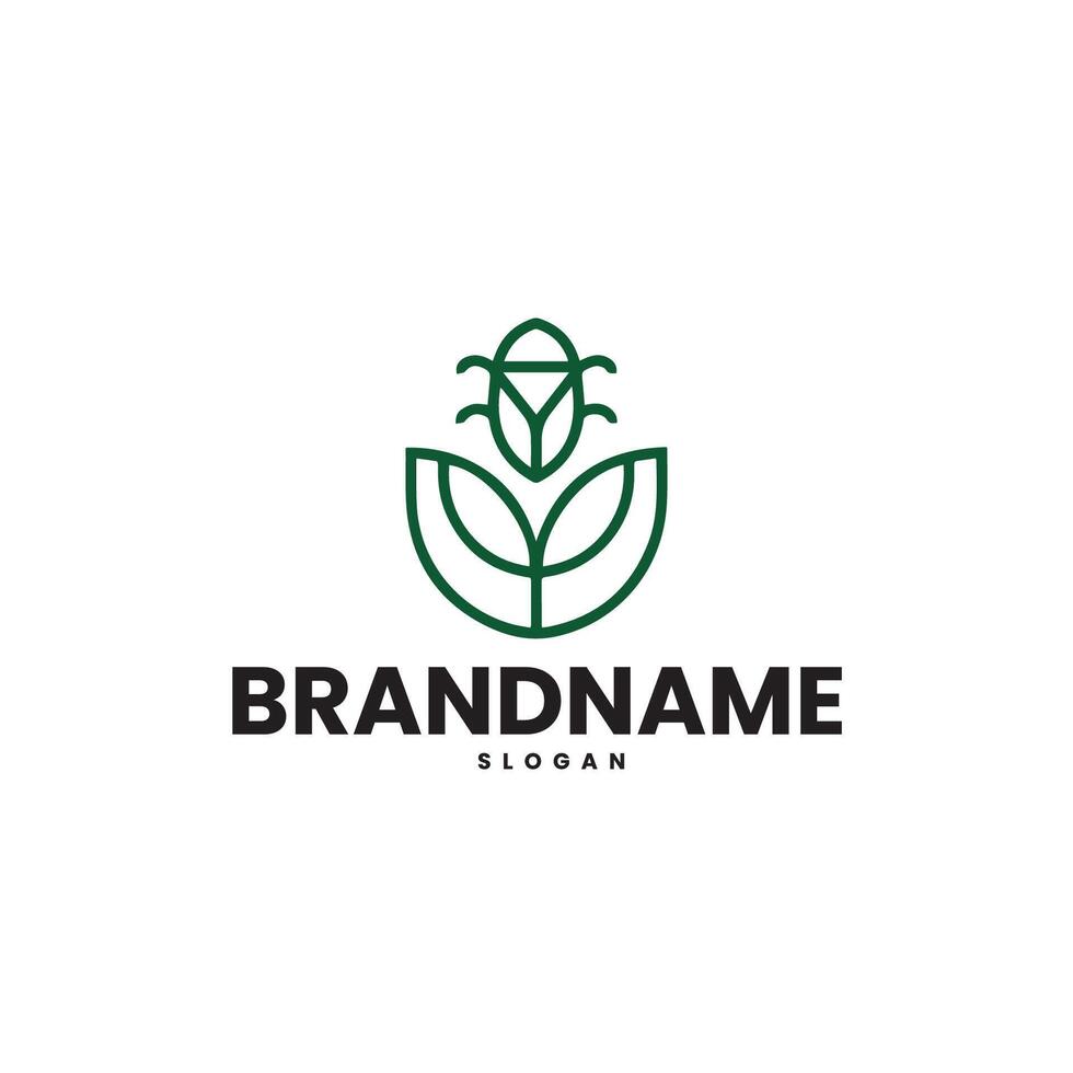nature logo design template vector