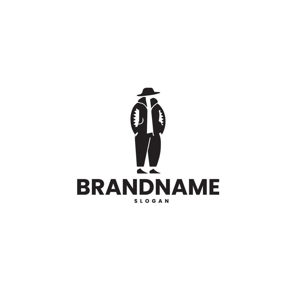 clothing brand logo design template vector