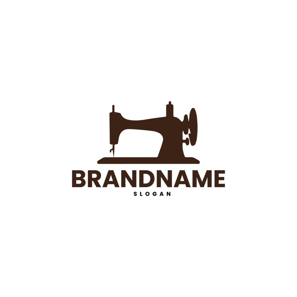 Logo Design Template for a Hand Embroidery Business vector