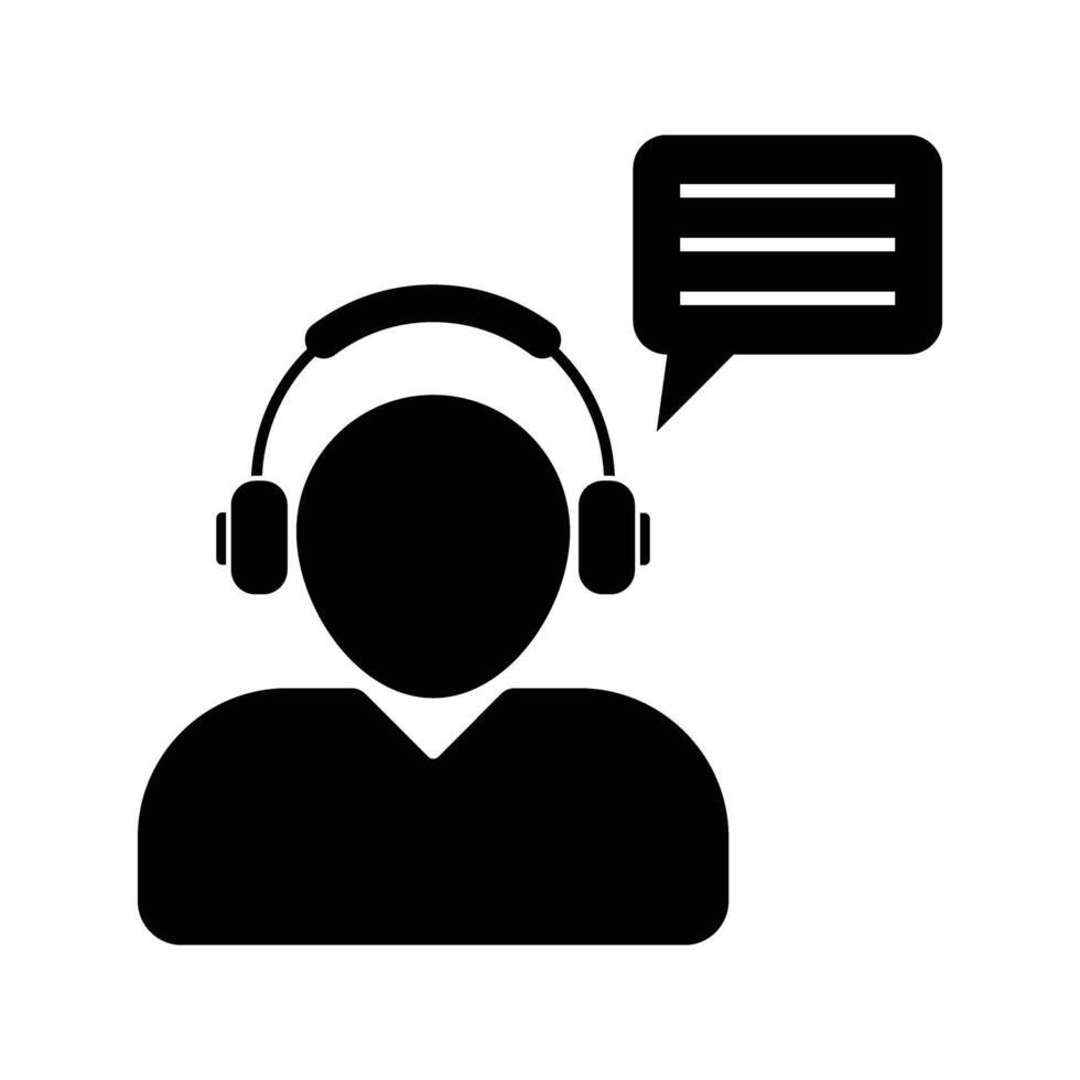 illustration of customer service icon vector