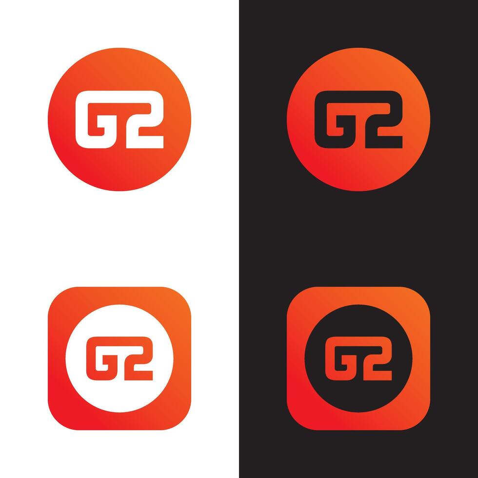 the logo for the company is shown in different colors vector