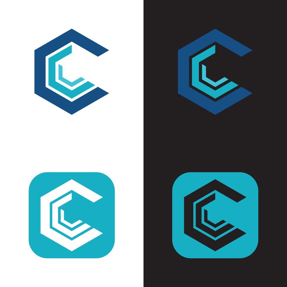 a logo for a company that is called c vector