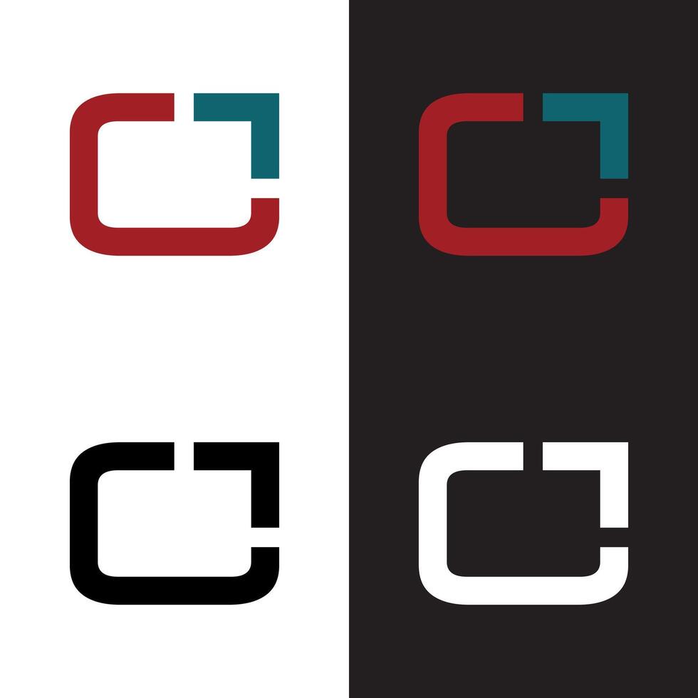 a set of three different logos for a company vector