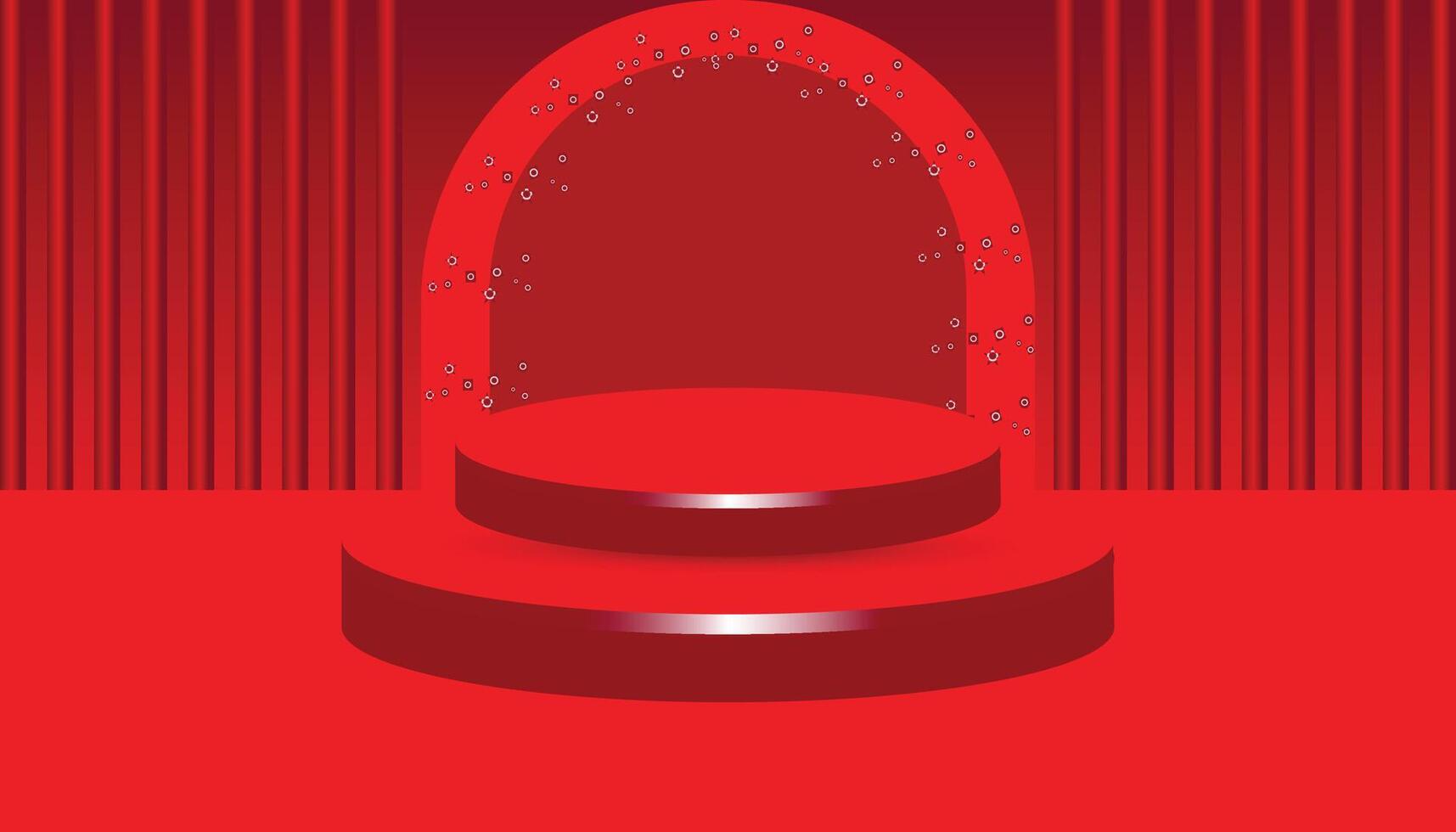product podium background. Abstract composition in minimalist design. Studio showroom product pedestal, Fashion showcase mockup scene. vector