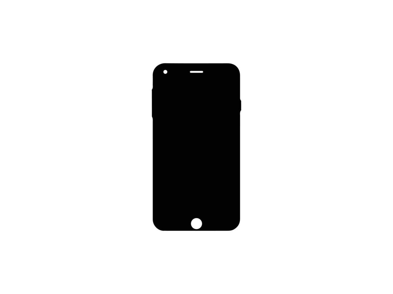 Smartphone icon. Mobile phone icon isolated on white background. illustration vector