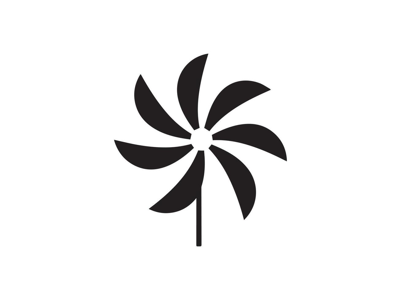 Pinwheel icon. illustration vector